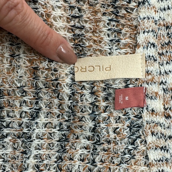 Anthropology light sweater coat size M - Picture 5 of 5